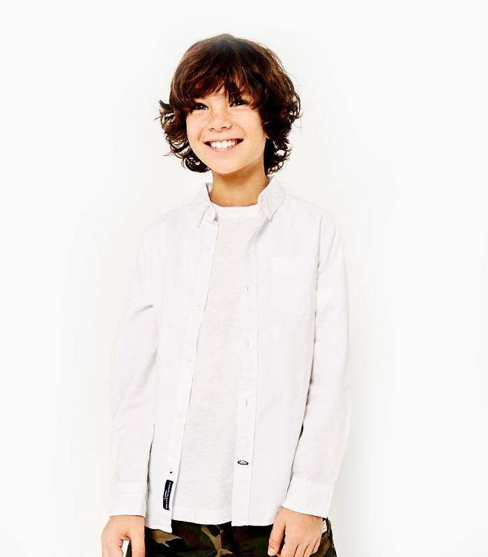 Skinny Shirt In White